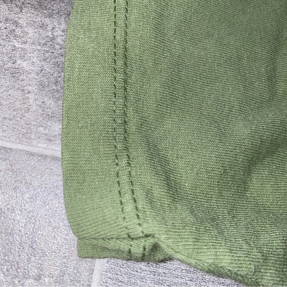 Vintage Nike Shirt Mens XL Green Essential Swoosh Check White Tag USA 90s-Flaws - Picture 10 of 11